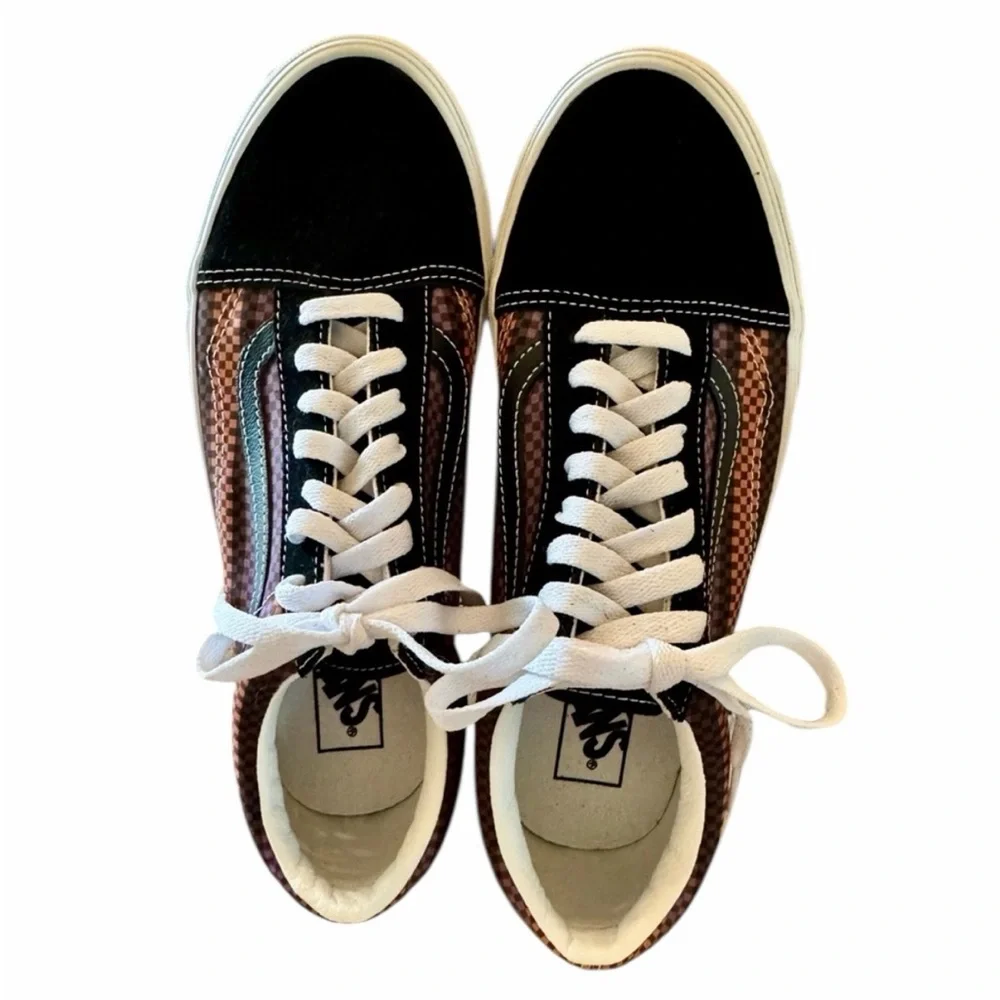 Vans Old Skool Tileboard in Black Orange Purple‎ New 11.5 - Picture 5 of 9